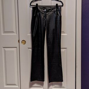 Lip Service Black Vinyl Pants -- Women's 5